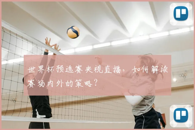 世界杯预选赛央视直播，如何解读赛场内外的策略？