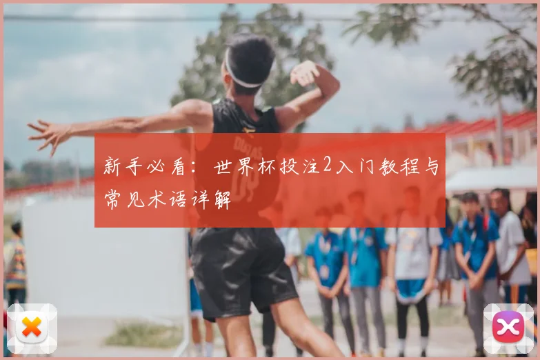 新手必看：世界杯投注2入门教程与常见术语详解